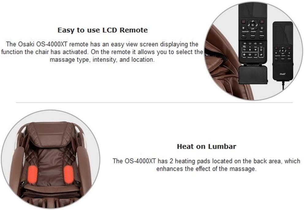 Full Body L-Track Massage Chair with Zero Gravity - Brown X442435