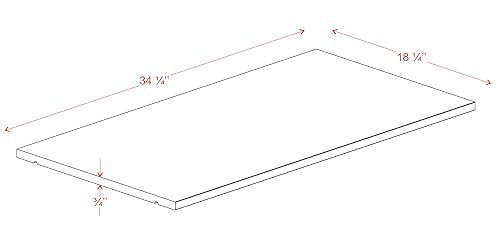 Solid Wood Large Shelf for Wardrobe, Black B550
