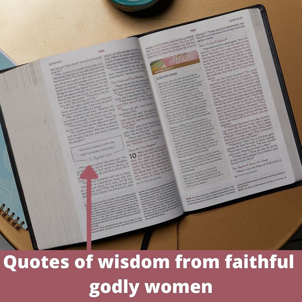 The Woman's Study Bible, Hardcover, Red Letter, Full-Color Edition X343