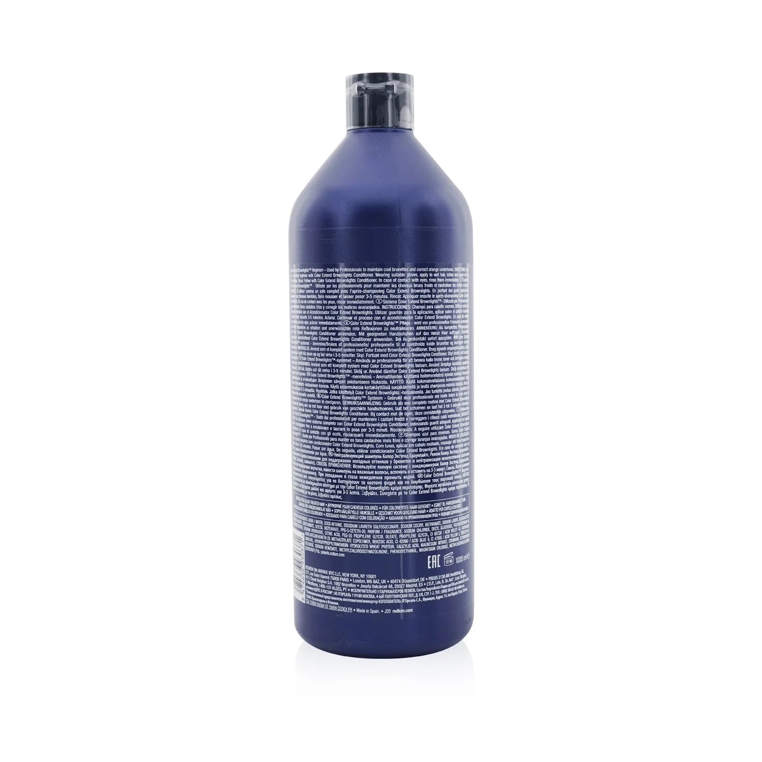 Blue Shampoo for Brunette Hair, 1000ml E324528