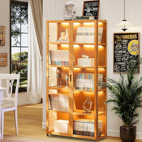 Curio Display Cabinet with Acrylic Glass Door C655