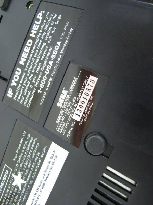 32X System Console with Power Supply and Link Cable R91443