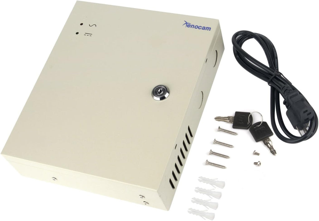 8 Channel 12V DC 5A PTC Fuse Power Supply Box for CCTV DVR Security System X6720