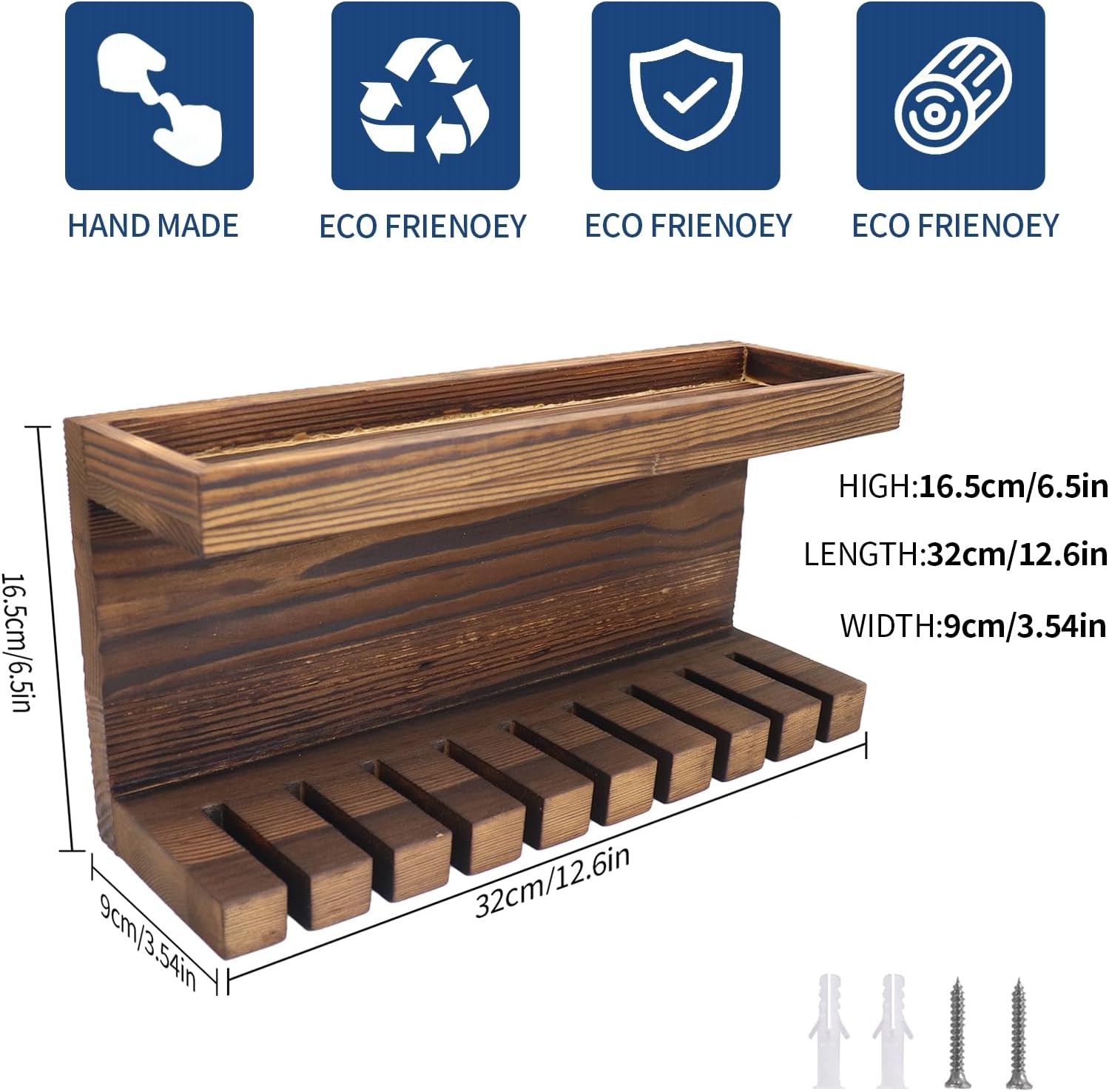 Belt Storage Organizer with Double Shelving Platform for Closet V84509
