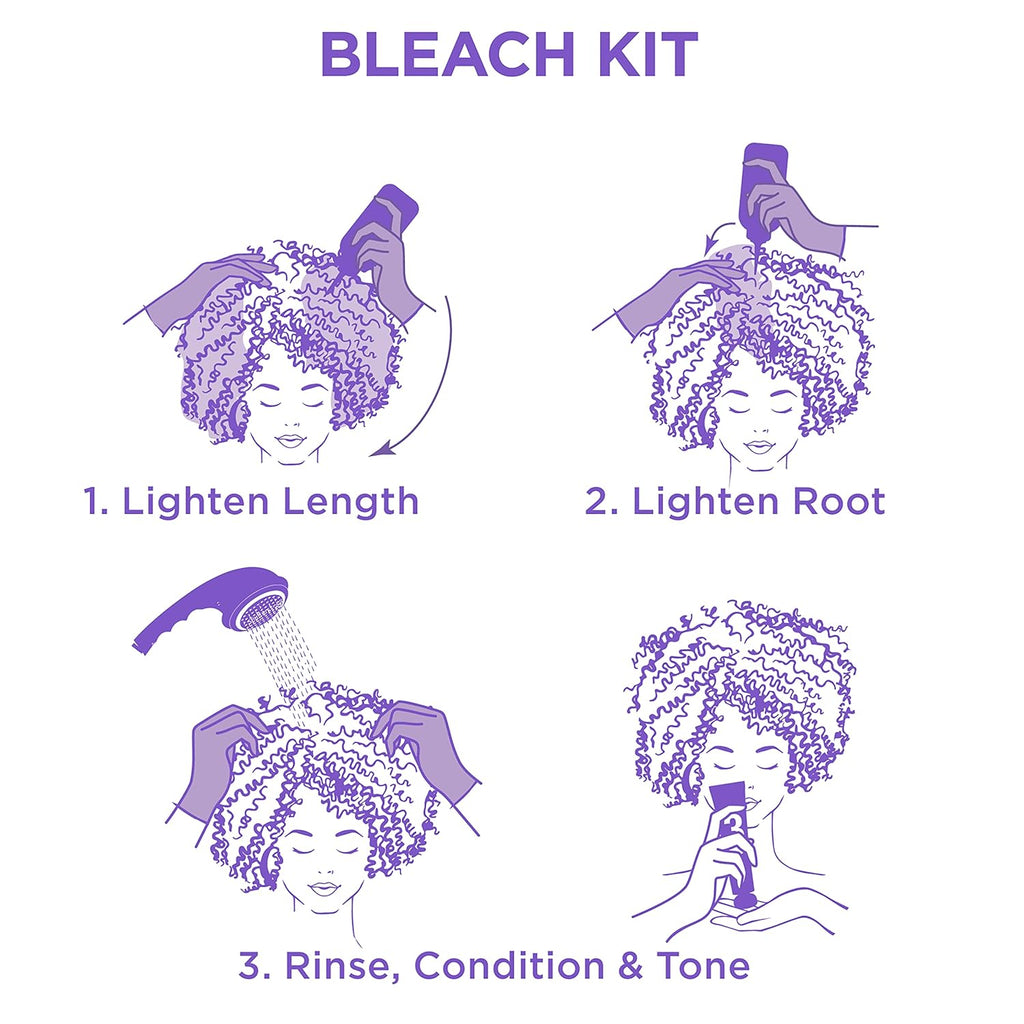 Hair Bleaching Kit for Dark Hair, Bleach Blonde Z541