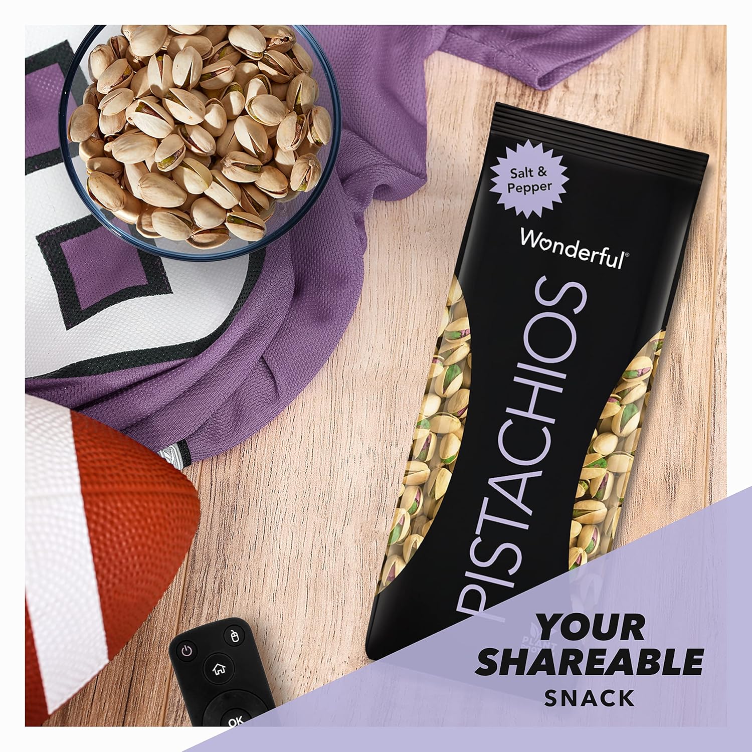 Salt & Pepper Pistachios In-Shell, 48oz (Pack of 2) E21841