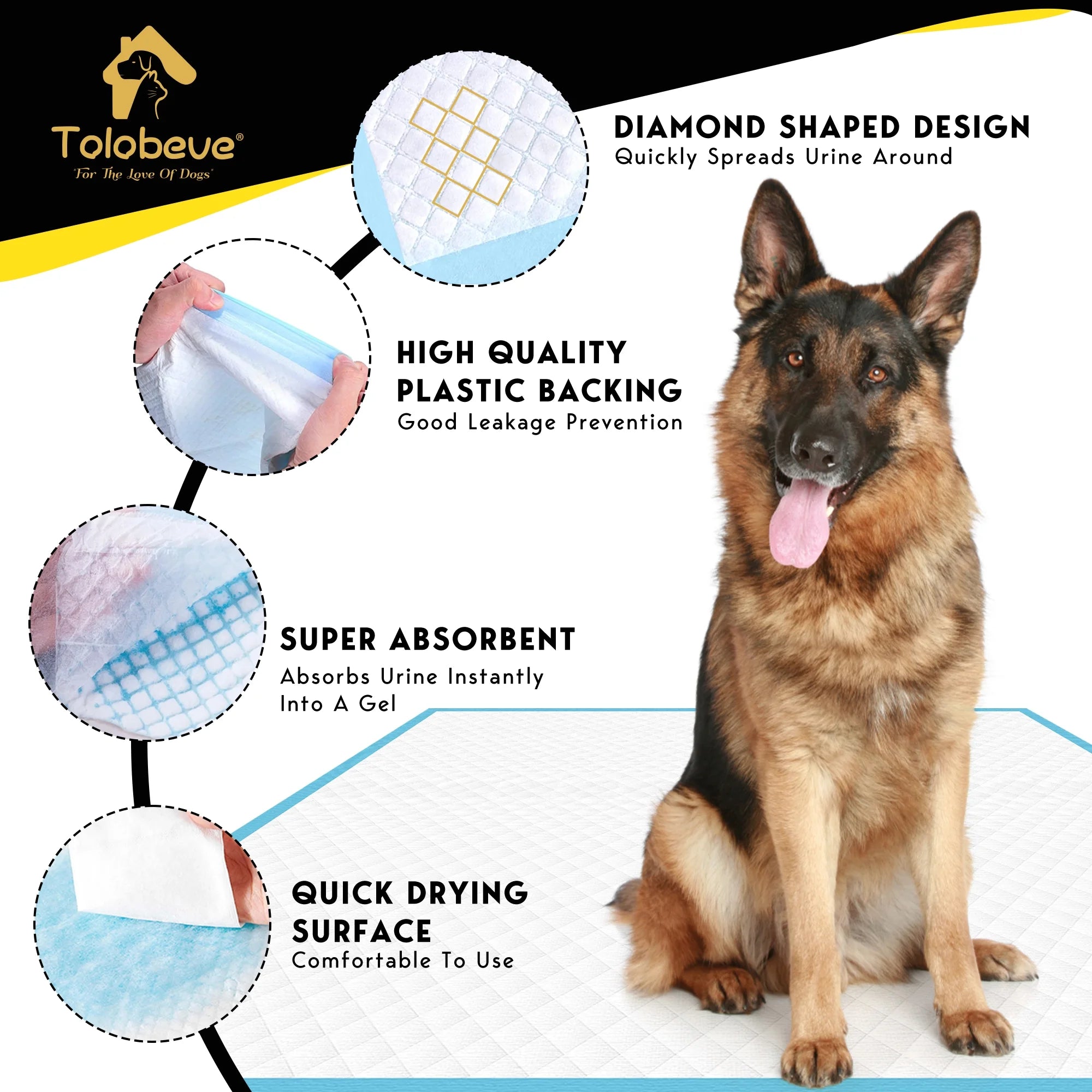 XXL Absorbent Dog Training Pads, 30x36 inch, 100 Count R287