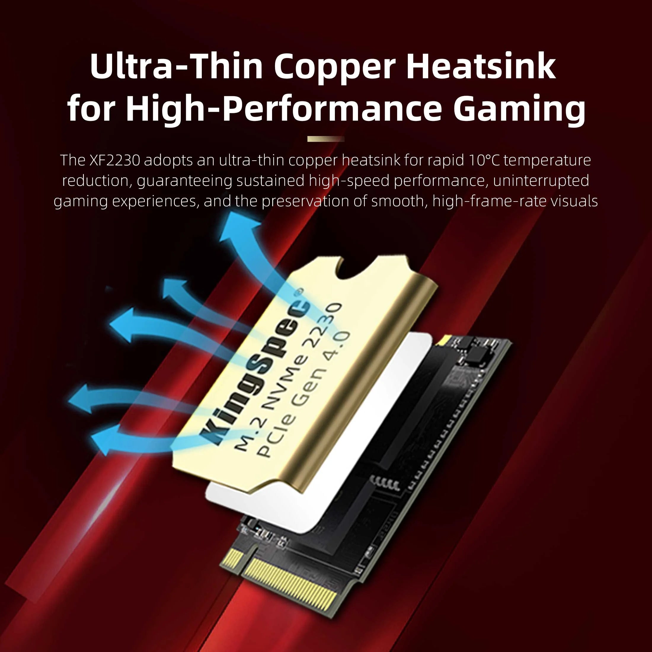 512GB M.2 2230 SSD PCIe 4.0 with Heatsink C943