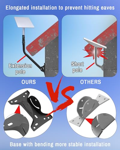 Long Wall Mount for Starlink Internet Kit Satellite, Adjustable Roof Mount Kit D43829