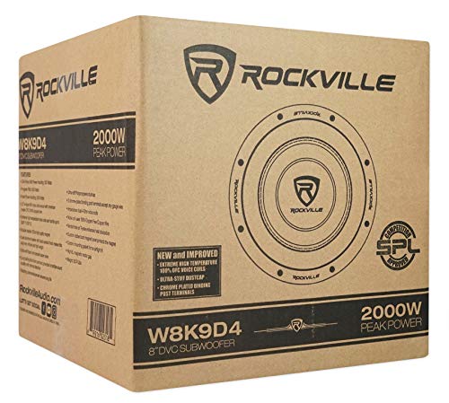 10" 2000W Peak Car Subwoofer Dual 2-Ohm 500W RMS L51318