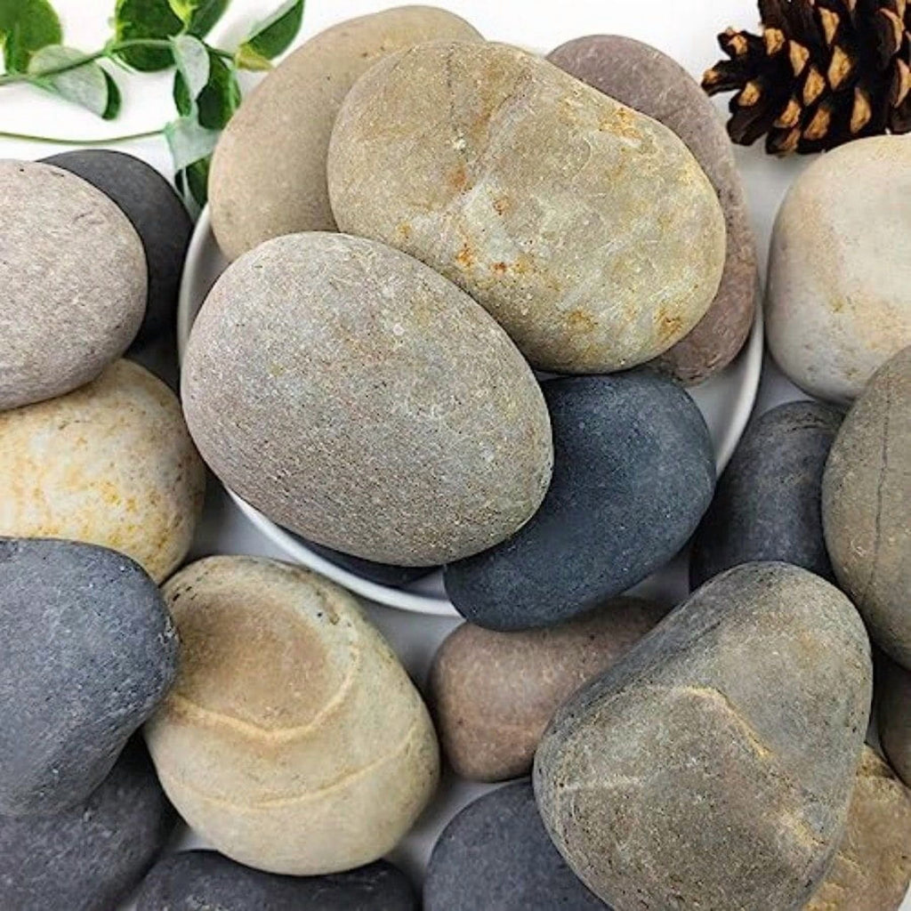 Natural River Rocks 3-4 Inch for Garden, Landscape, Fish Tank P309220