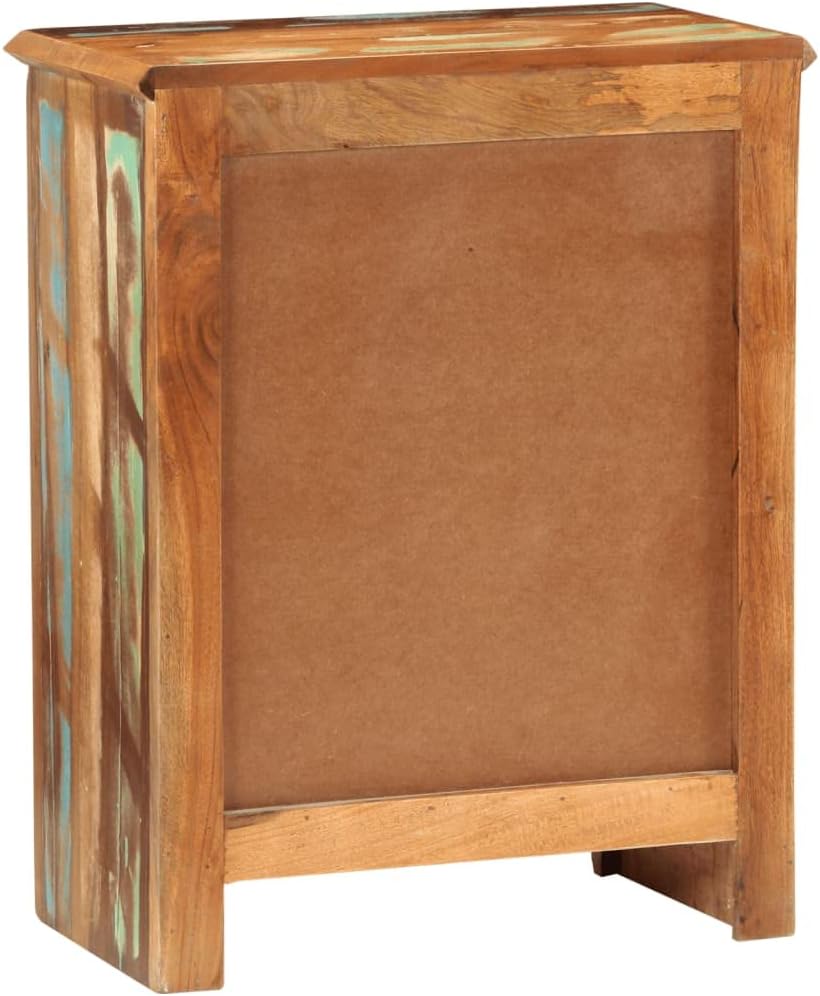 Sideboard with 2 Doors, Solid Wood, for Living Room and Entryway T341
