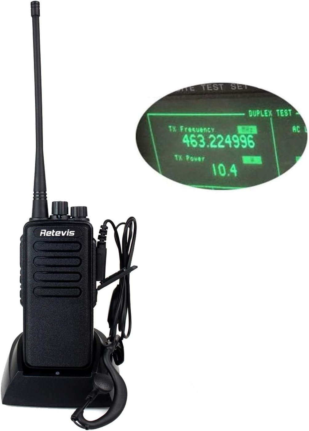 Heavy Duty Long Range Walkie Talkies 4 Pack with Rechargeable Battery B423