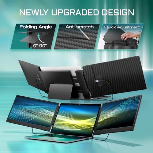 Portable Monitor 14.2" FHD IPS Laptop Screen Extender with Foldable Stand W624