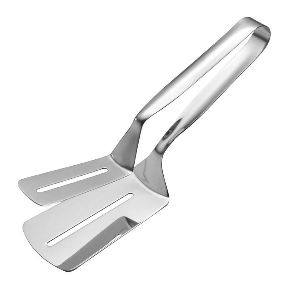 Stainless Steel Double-Sided Spatula Clip for Kitchen and Grill V1486