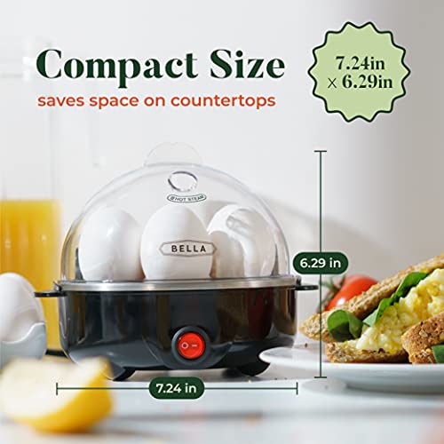 Rapid Electric Egg Cooker for 7 Eggs - Black and White G71863