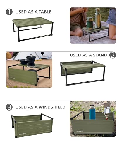 Ultralight Aluminum Folding Camping Table with Carry Bag Y226832
