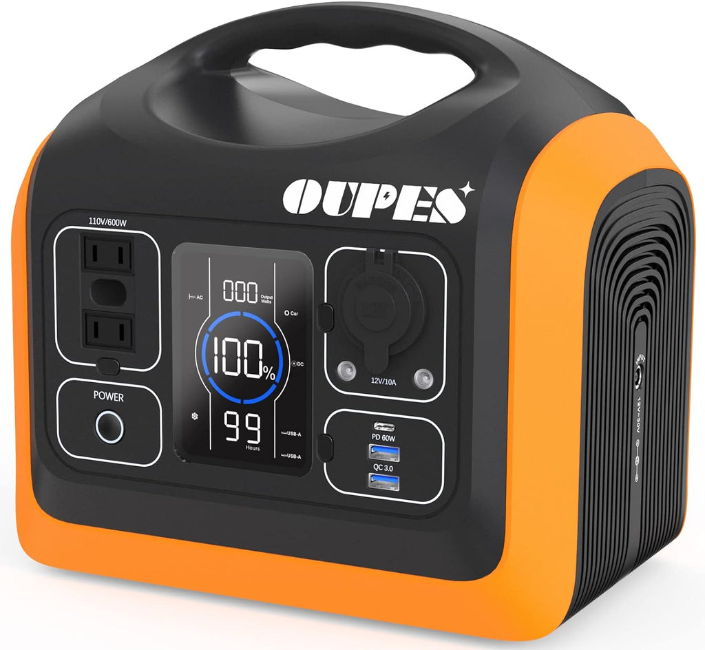 Portable Power Station 1200W, 992Wh Solar Generator with LiFePO4 Battery, 3 AC Outlets for Camping and Home Use A959