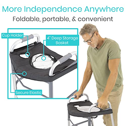 Walker Tray for Folding Walkers with Cup Holder S74081