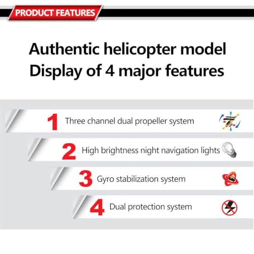 RC Helicopter 2.4G 3CH Dual-Propeller with Gyro Stabilization C1742