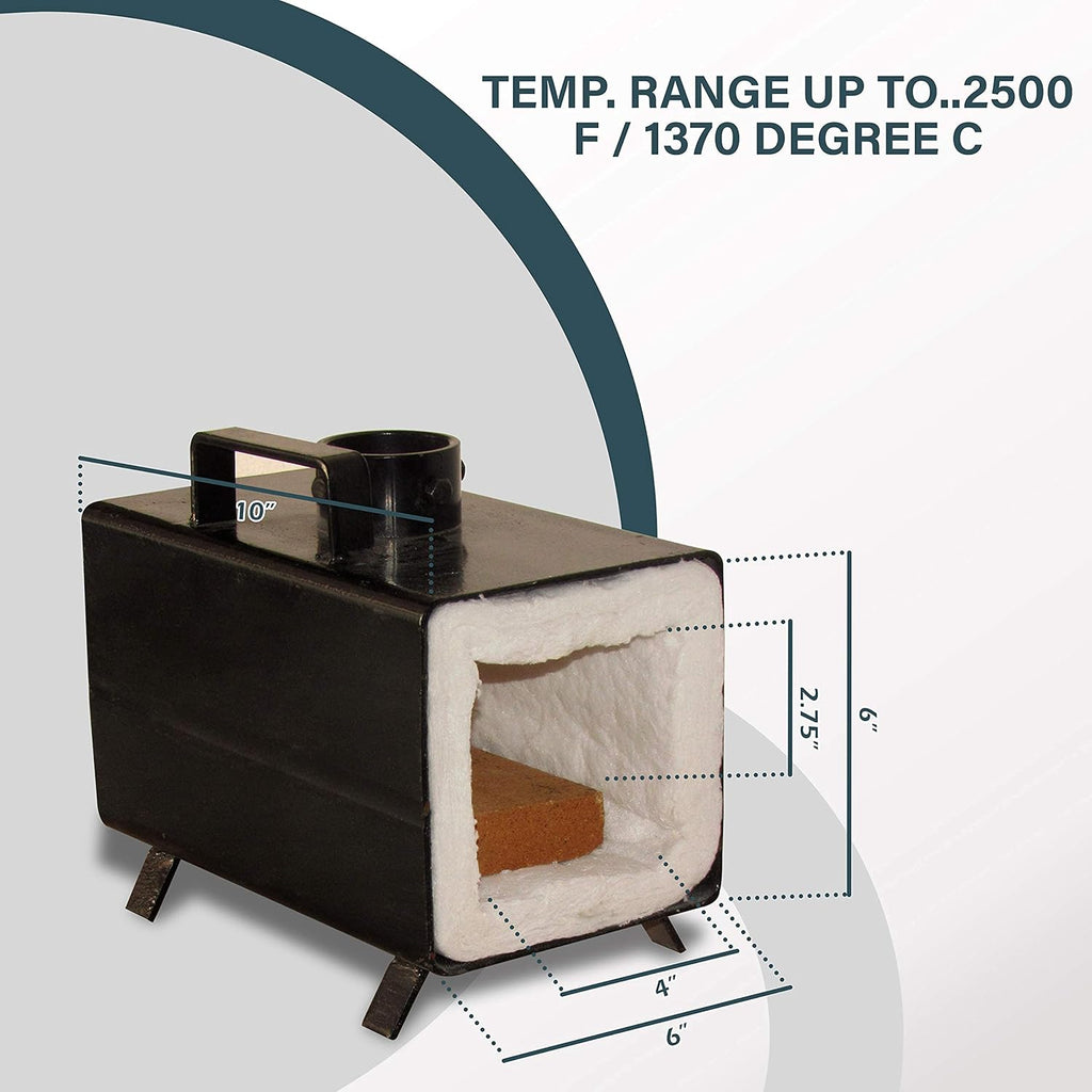 Portable Propane Gas Forge Single Burner with Stand C295