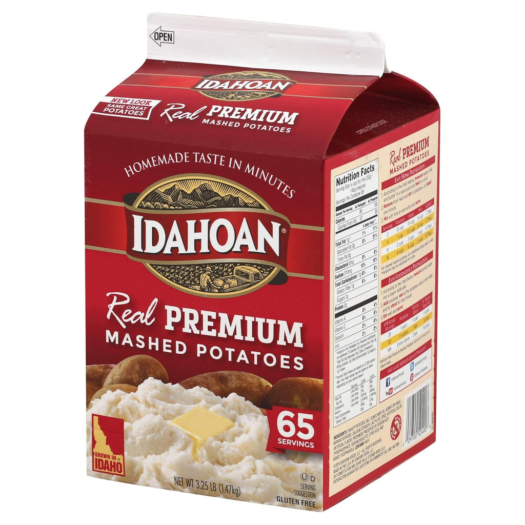 Mashed Potatoes, Gluten-Free, 3.25lb Carton R4324
