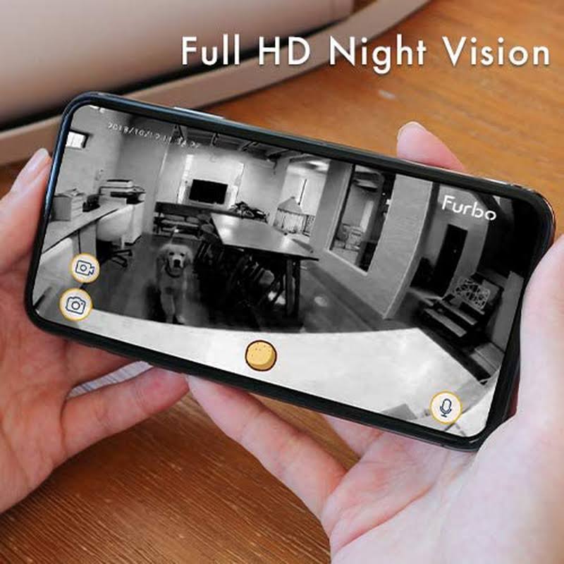 Dog Camera with Treat Tossing, Full HD WiFi and 2-Way Audio F8017