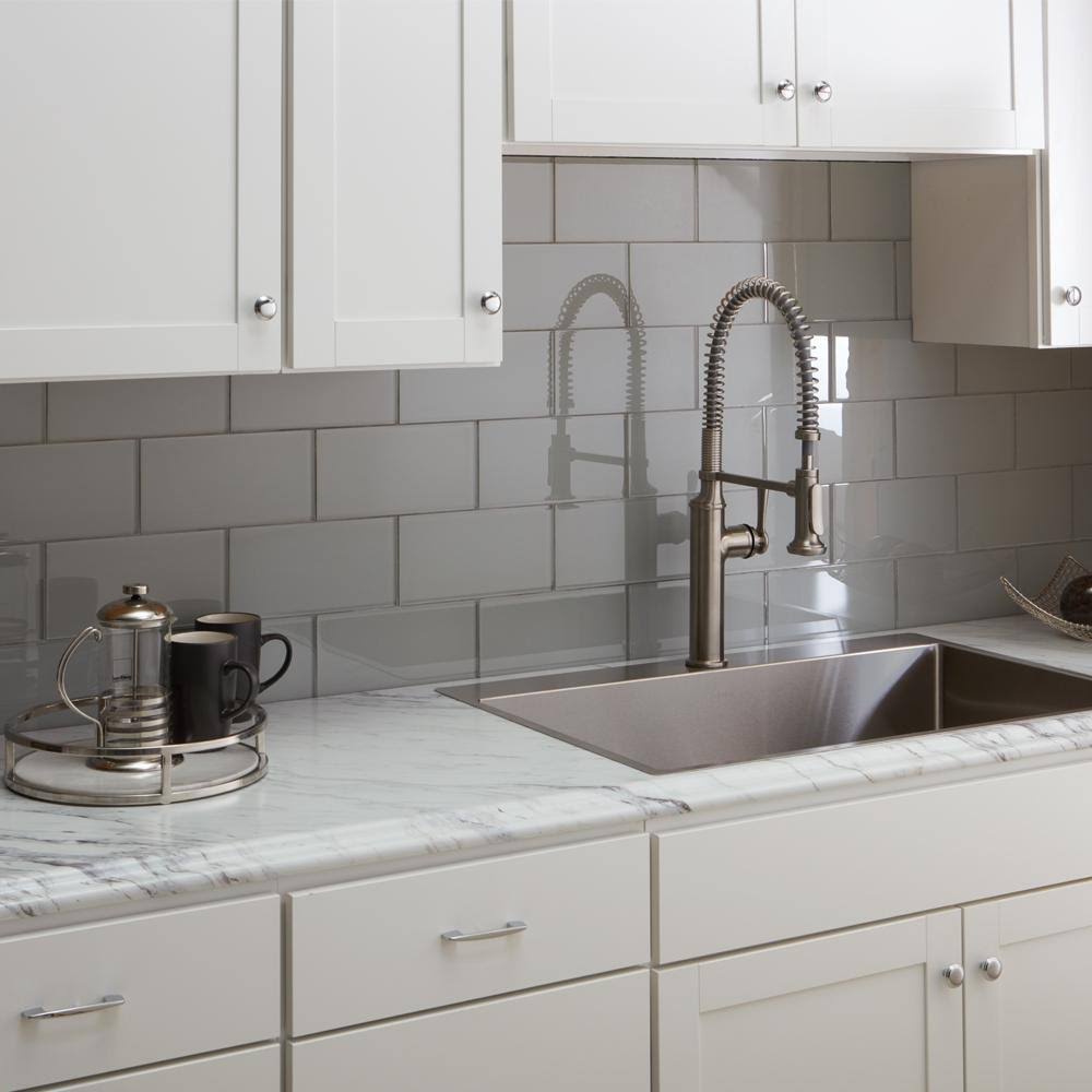 Laminate Countertop Kit 8 ft Calcutta Marble Valencia Edge R23996