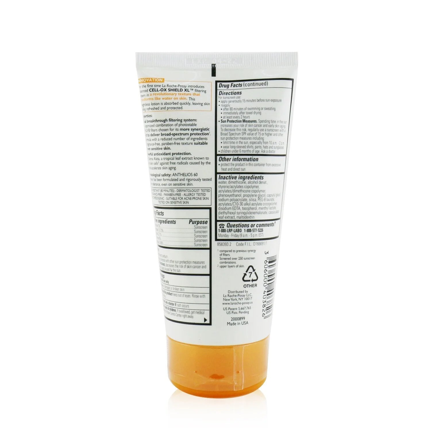 Cooling Water Lotion Sunscreen SPF 60 L711111