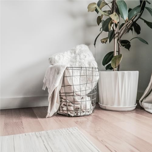 Wire basket for blankets, toys, pantry storage, bedroom and living room decor Y732993