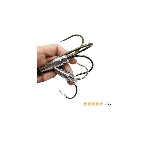 Snagging Hooks Weighted Treble Hooks 2-Pack, 5 Sizes L79776