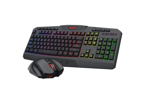 Wireless RGB Gaming Keyboard and Mouse Combo for PC I738544