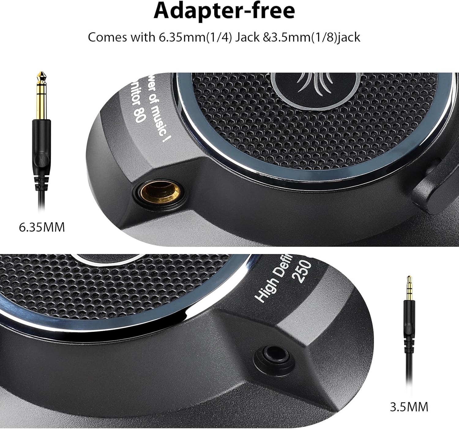 Open Back Studio Headphones for Mixing and Mastering, 250 Ohm L520