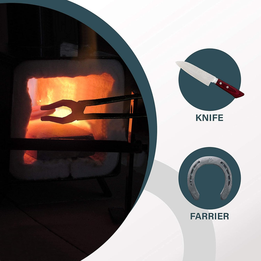 Portable Propane Gas Forge Single Burner with Stand C295