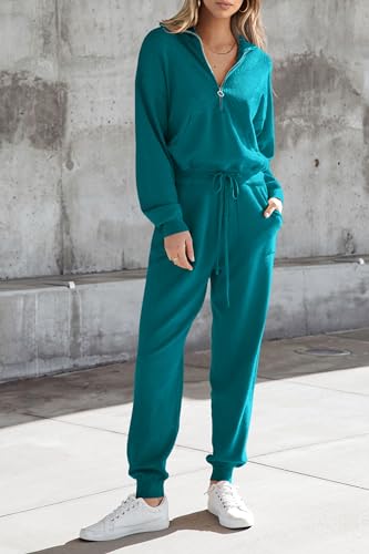 Women's 2 Piece Sweatshirt and Jogger Set D63216