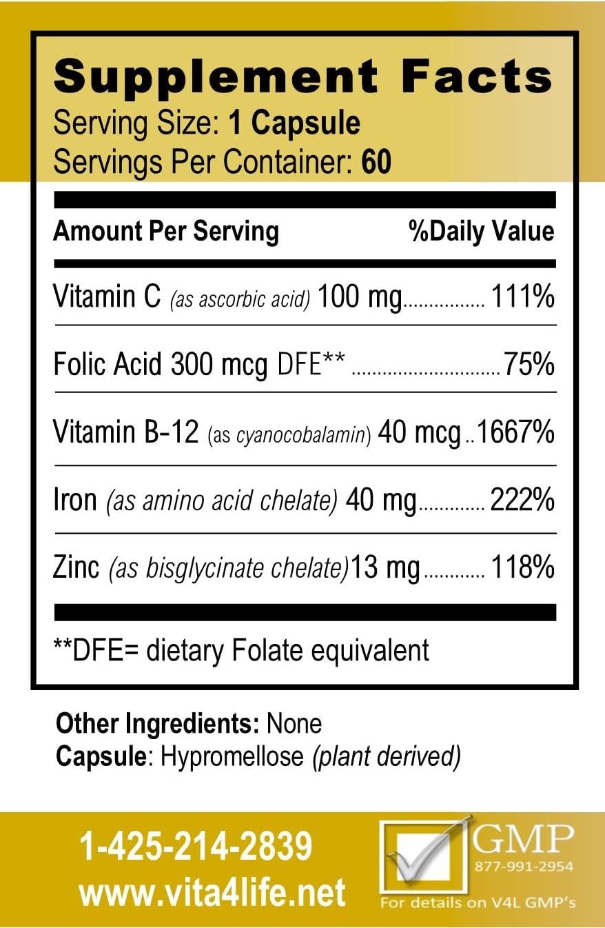 Vitamin B-12 Bariatric Supplement for Anemia, 60 Count N920