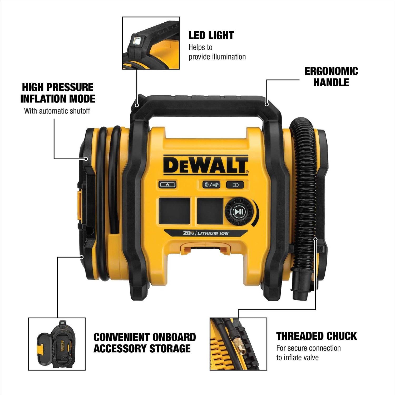 Cordless Air Inflator for Sports Equipment A28516