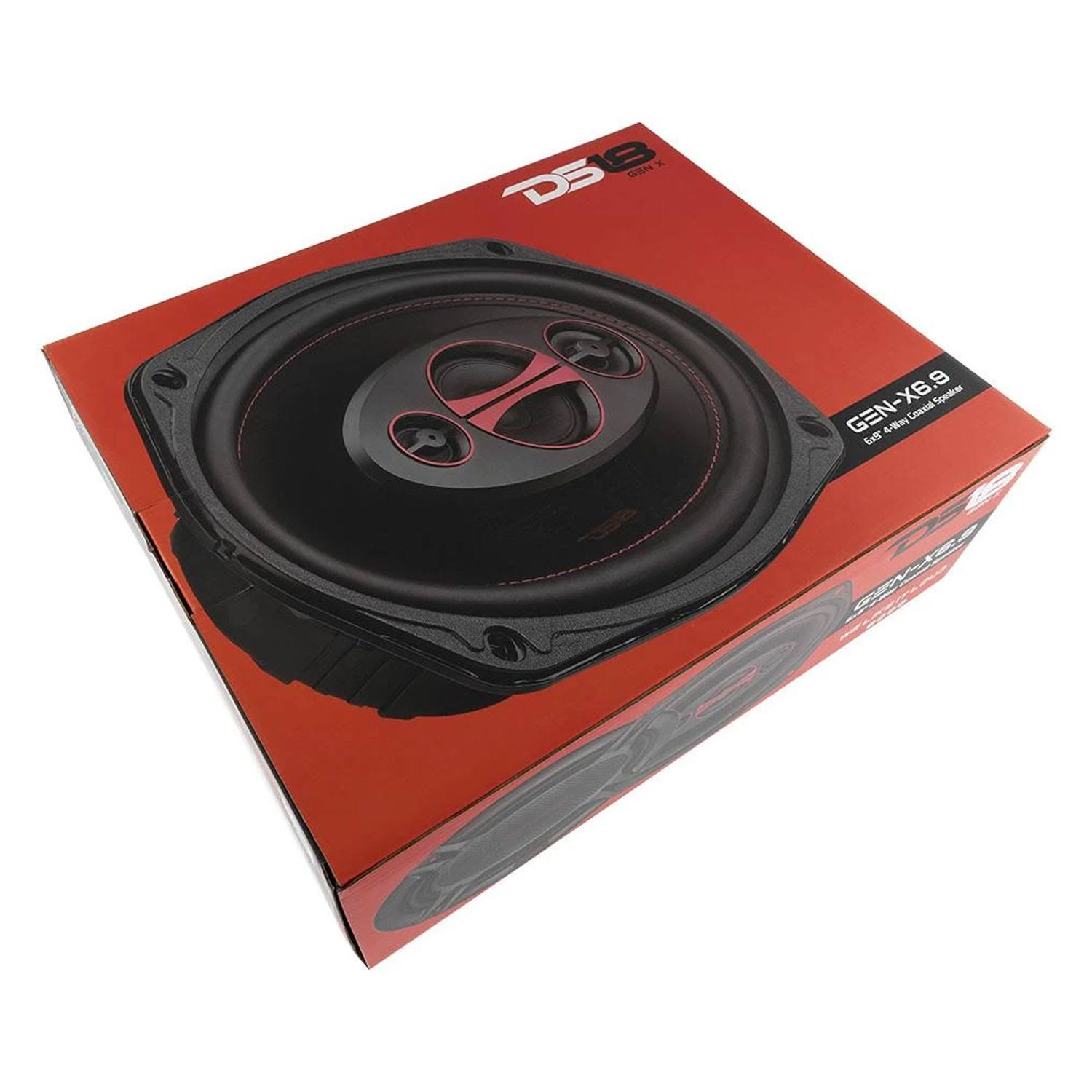 6x9 Inch 4-Way 180W Coaxial Car Speakers, Pair R136591