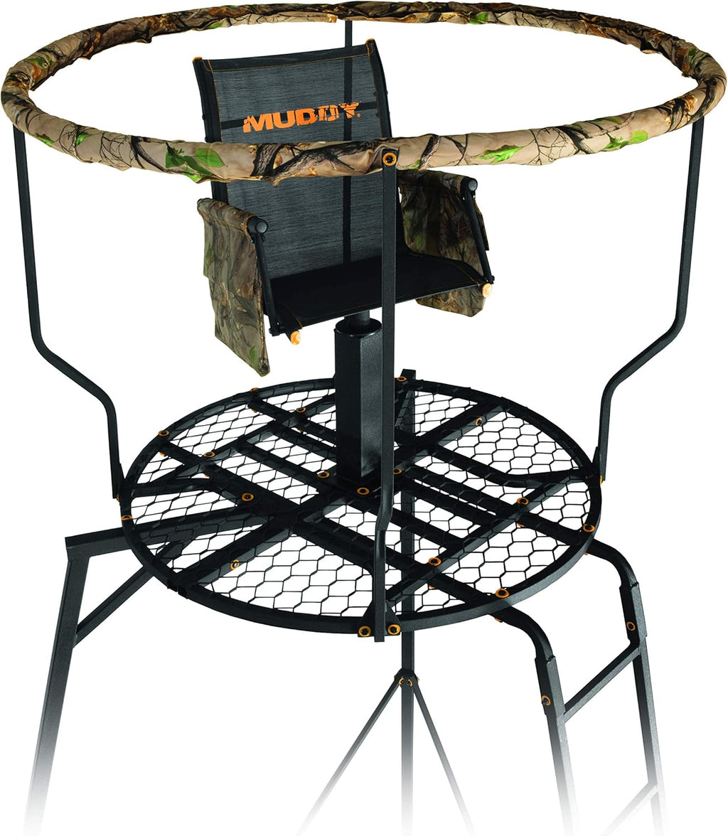 Foldable Outdoor Hunting Tripod Stand with 360-Degree Seat A639150