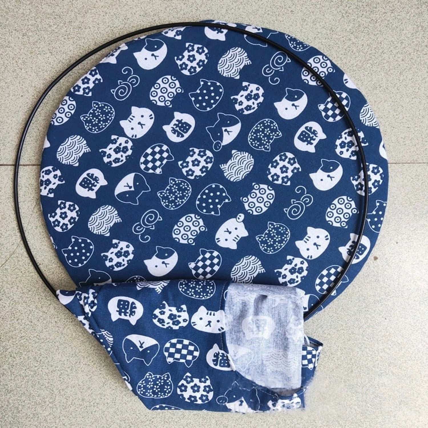 Cat Hammock Bed Hanging for Cats Small Dogs Rabbits Blue V417