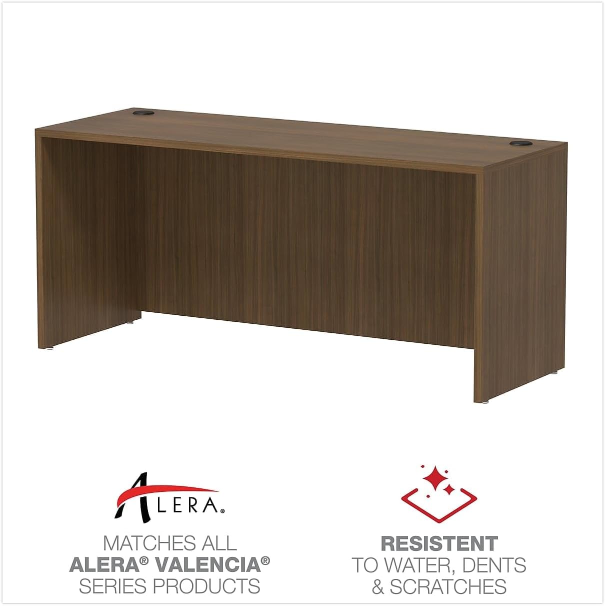 Valencia Series Credenza Shell, 65-Inch, Modern Walnut Z98440