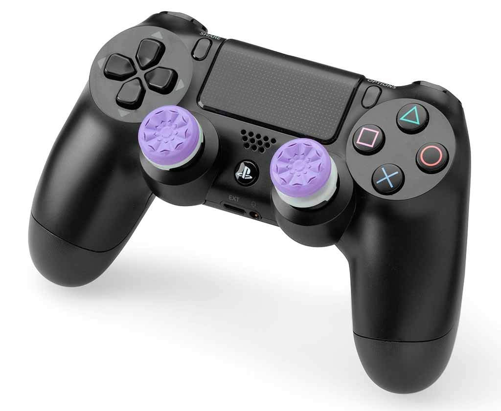 FPS Performance Thumbsticks for PS4 and PS5, High-Rise and Mid-Rise, Purple L910055