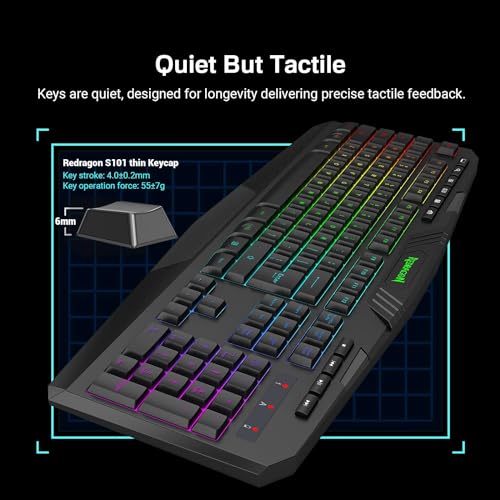 Wireless RGB Gaming Keyboard and Mouse Combo for PC I738544