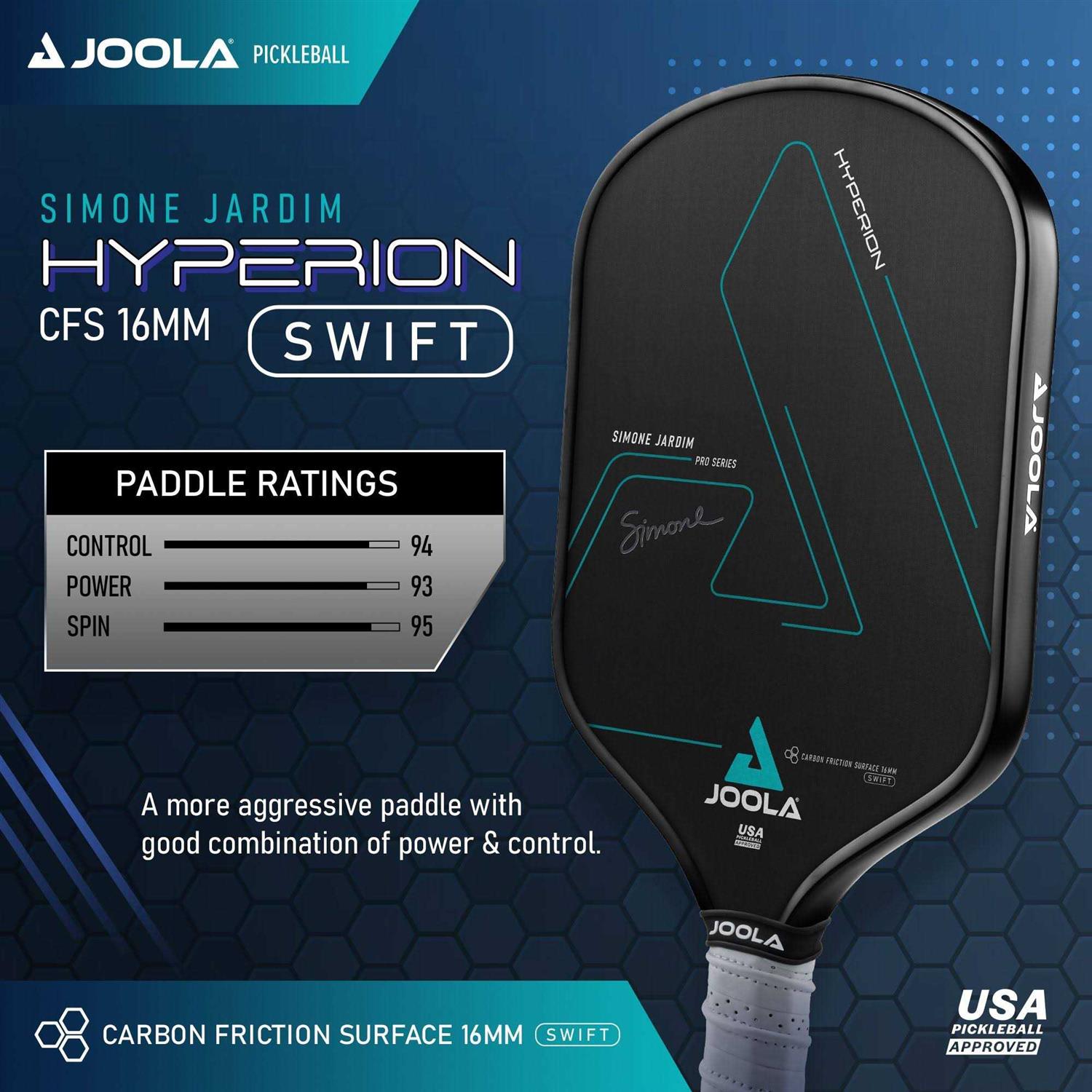 Pickleball Paddle with Carbon Fiber Surface U165763