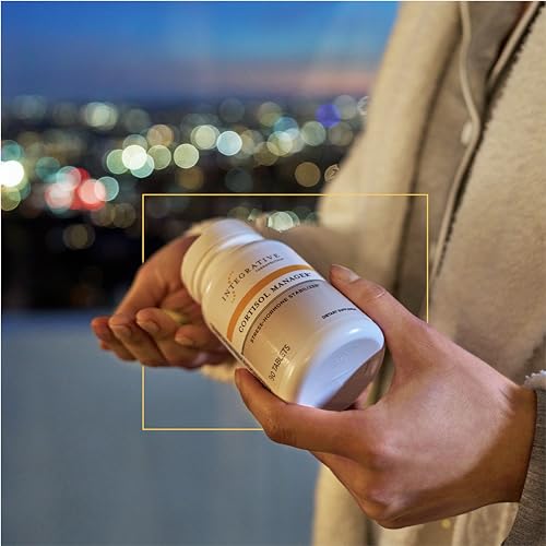 Cortisol Manager Supplement with Ashwagandha and L-Theanine for Relaxation and Sleep, 30 Tablets V327167