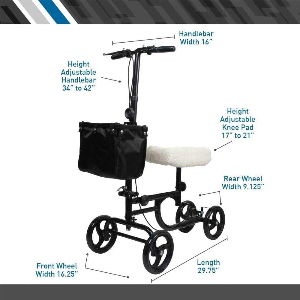 Knee Walker Scooter for Leg Injury H58993