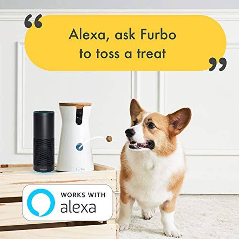 Dog Camera with Treat Tossing, Full HD WiFi and 2-Way Audio F8017