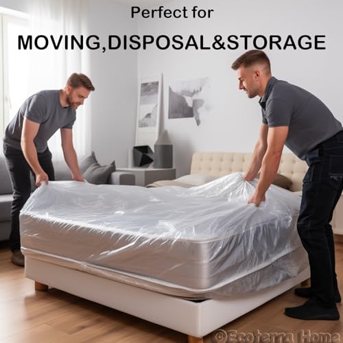 Queen Mattress Bags for Moving, Waterproof Storage Cover, 1 Pack Y818148