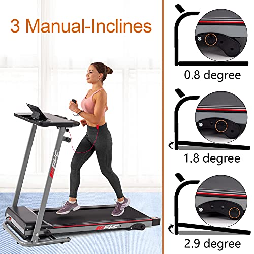 Folding Treadmill for Home, 265lbs Electric Running Machine T475305