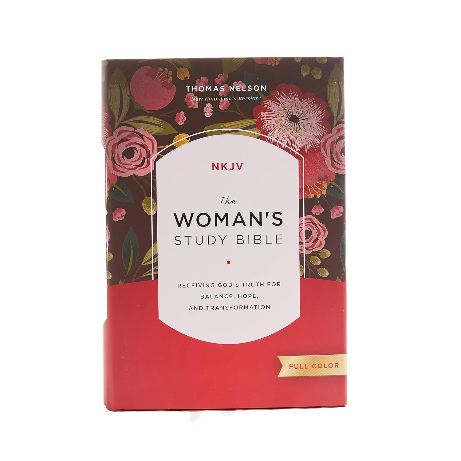 The Woman's Study Bible, Hardcover, Red Letter, Full-Color Edition X343